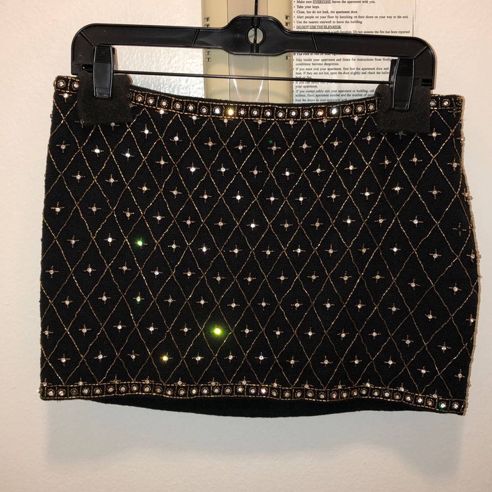 Studded miniskirt!